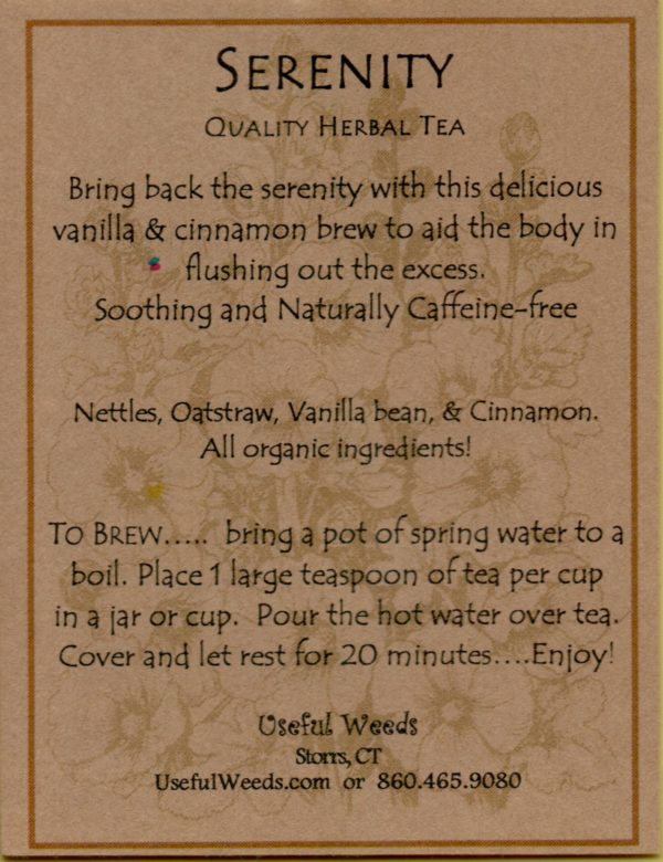 Serenity Herbal Tea Label_IMG_0064