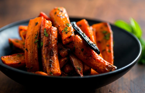 Roasted carrots with Cumin and Turmeric